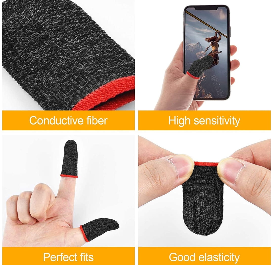 Thumb & Finger Sleeve For Mobile 1 Pair
