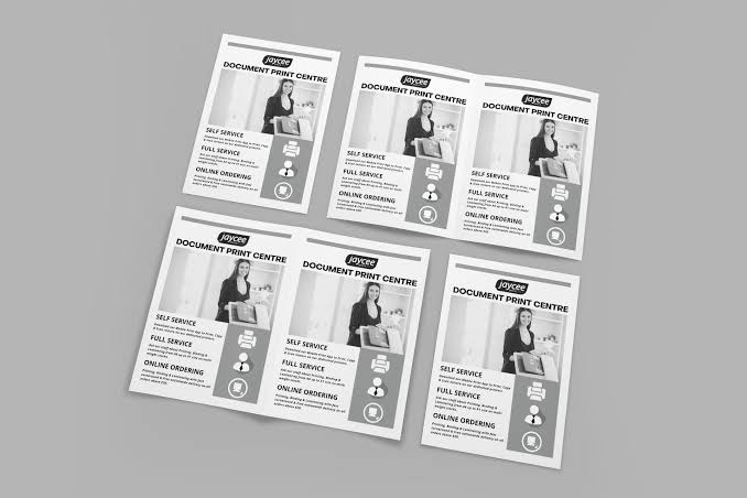 A5 Pamphlet Printing Black White One Side